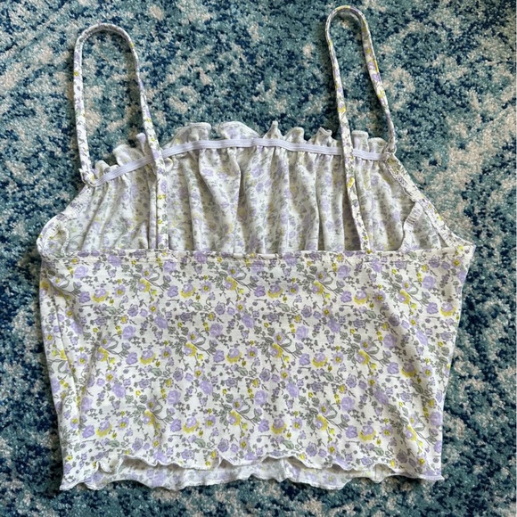 2/$20 | ROMWE | Floral Ruched Bust Cami - Picture 2 of 7